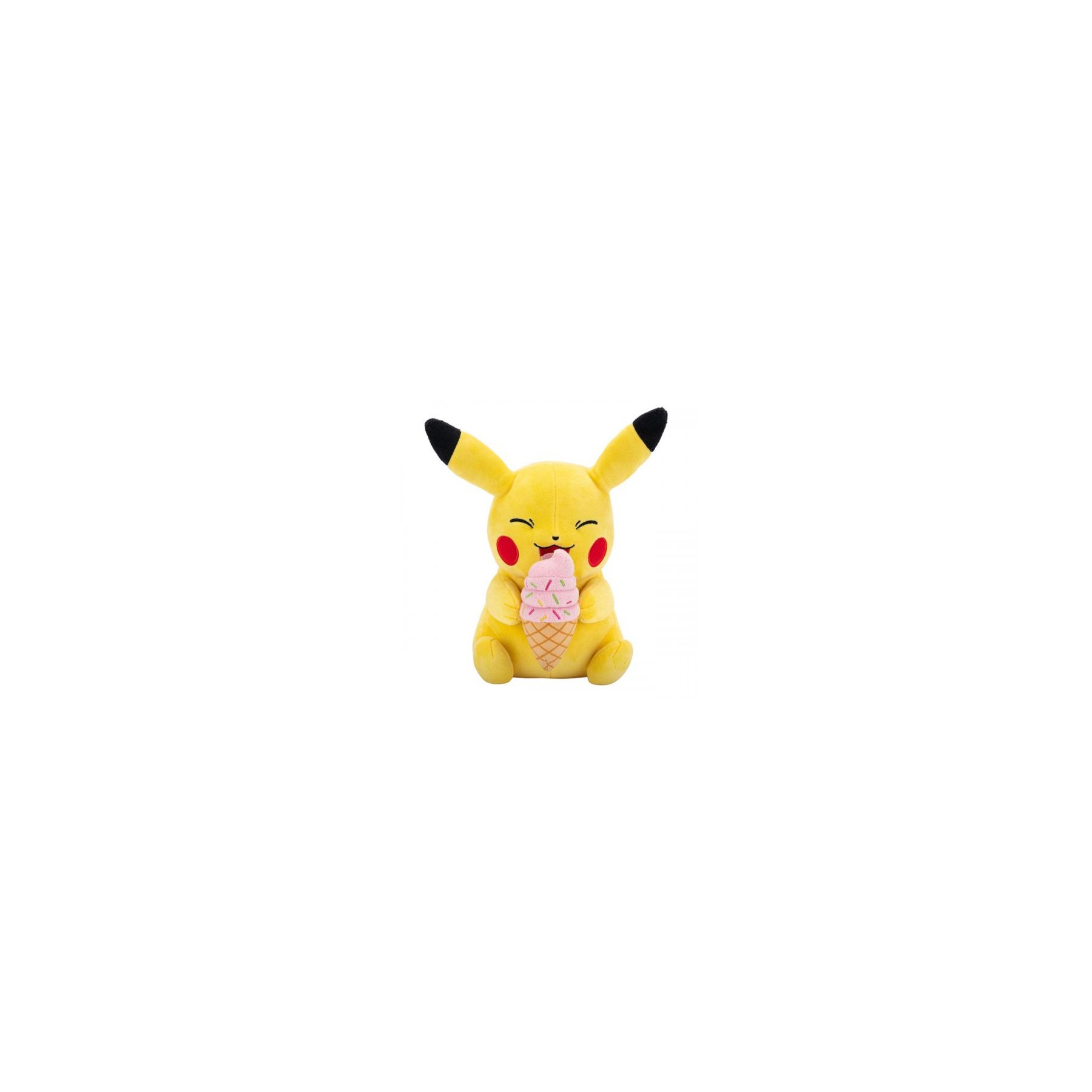 Pokemon Peluche: Pikachu w/Ice Cream 20cm