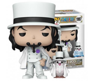 Funko POP! One Piece: Rob Lucci w/Hattori (1997) EXM