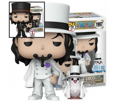 BOX Funko POP! One Piece Rob Lucci w/Hattori (1997) EXM w/CH