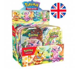 Mini lata juego cartas Evoluciones Prismaticas Pokemon surtido ingles