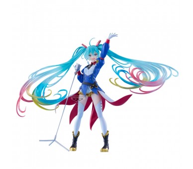 Figura Banpresto Evolve Gundam Collaboration Miku 45th Anniversary Gundam x Hatsune Miku 21cm
