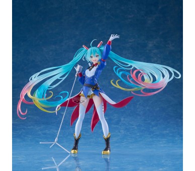 Figura Banpresto Evolve Gundam Collaboration Miku 45th Anniversary Gundam x Hatsune Miku 21cm