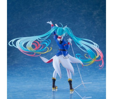 Figura Banpresto Evolve Gundam Collaboration Miku 45th Anniversary Gundam x Hatsune Miku 21cm