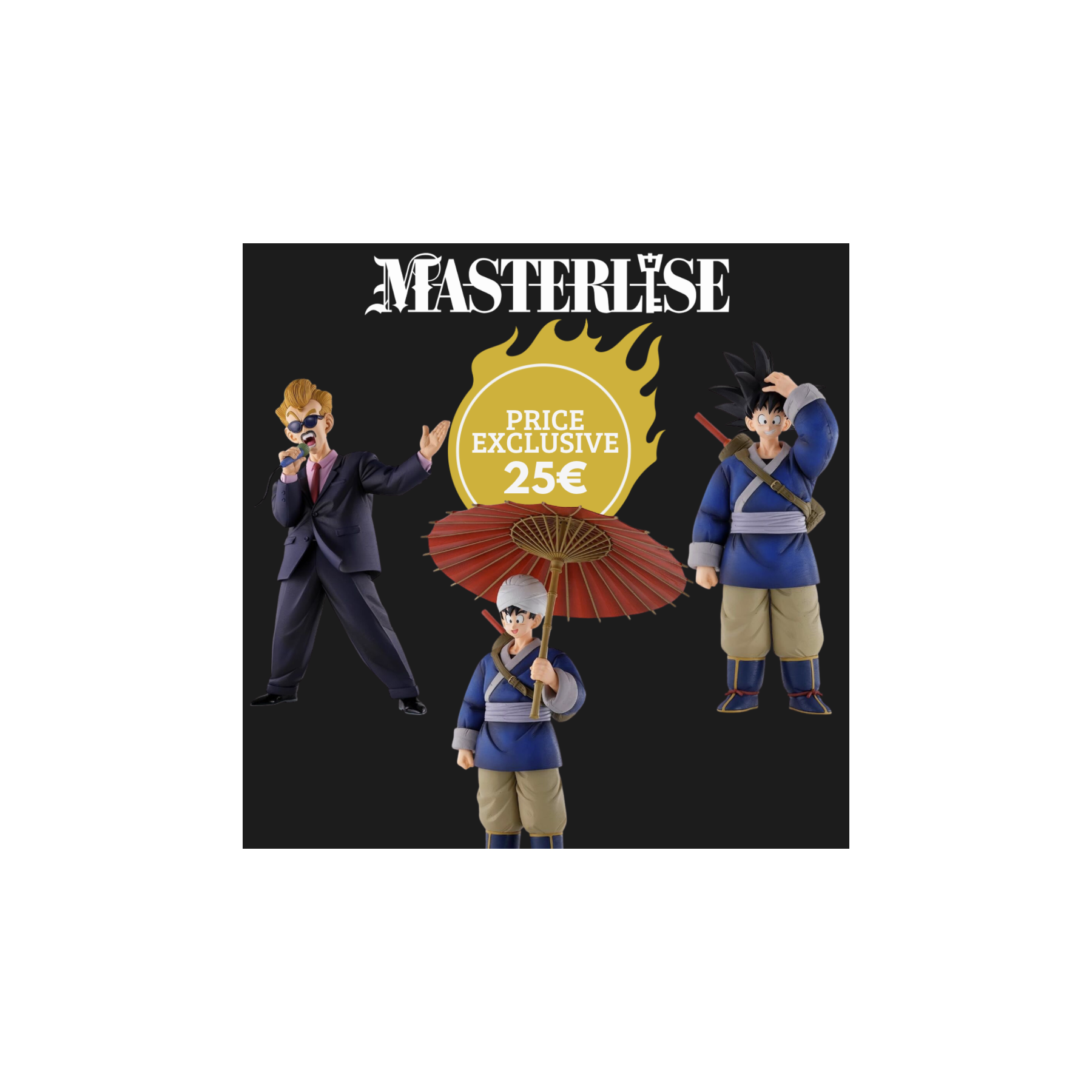 Pack oferta figuras Masterlise Dragon Ball