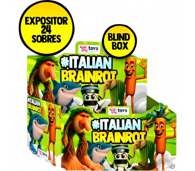 Sobre Figura + 3 Cartas coleccionables Italian Brainrot surtido