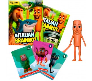 Sobre Figura + 3 Cartas coleccionables Italian Brainrot surtido