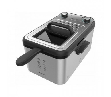 Freidora Cecotec Cleanfry Infinity 3000 Full Inox 3L
