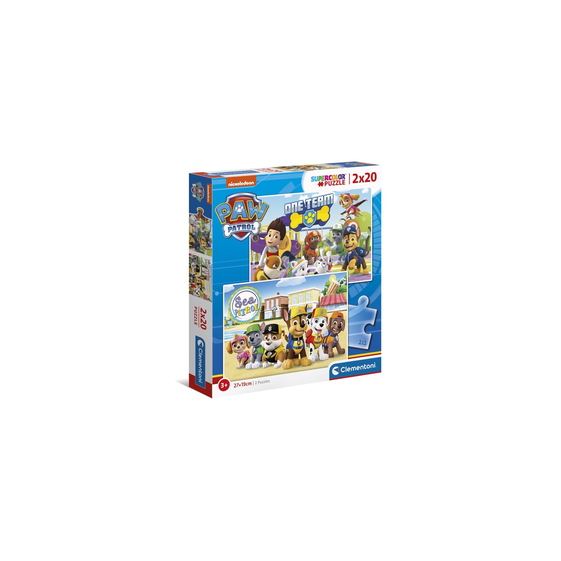 Puzzle Patrulla Canina Paw Patrol 2X20Pzs