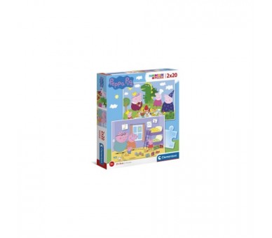 Puzzle Peppa Pig 2X20Pzs