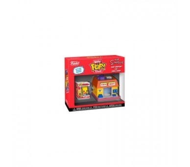 Figura Bitty Pop Town Simpsons Bart Simpsons And Kwik-E-Mart