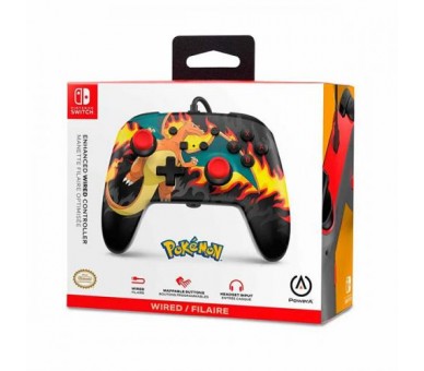 Pro Controller Wired Charizard Firestorm PowerA