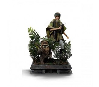 ST Star Wars Episode VI: Leia and Wicket 20cm -RESINA