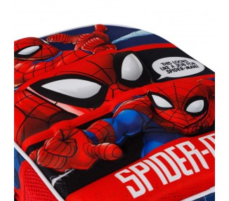 Mochila 3D Stronger Spiderman Marvel 31cm