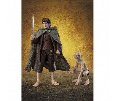 Figura S.H. Figuarts Frodo Baggins & Gollum La Comunidad del Anillo El Señor de los Anillos