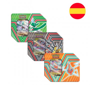 Lata juego cartas coleccionables Pokemon Español surtido