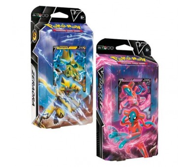 Baraja juego cartas coleccionables Battle Deck V Pokemon Español surtido