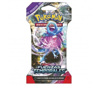 Sobre juego cartas coleccionables Fuerzas Temporales Escarlata y Purpura Pokemon español surtido