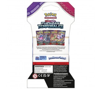 Sobre juego cartas coleccionables Fuerzas Temporales Escarlata y Purpura Pokemon español surtido