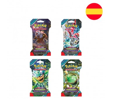 Sobre juego cartas coleccionables Mascarada Crespuscular Pokemon Español surtido