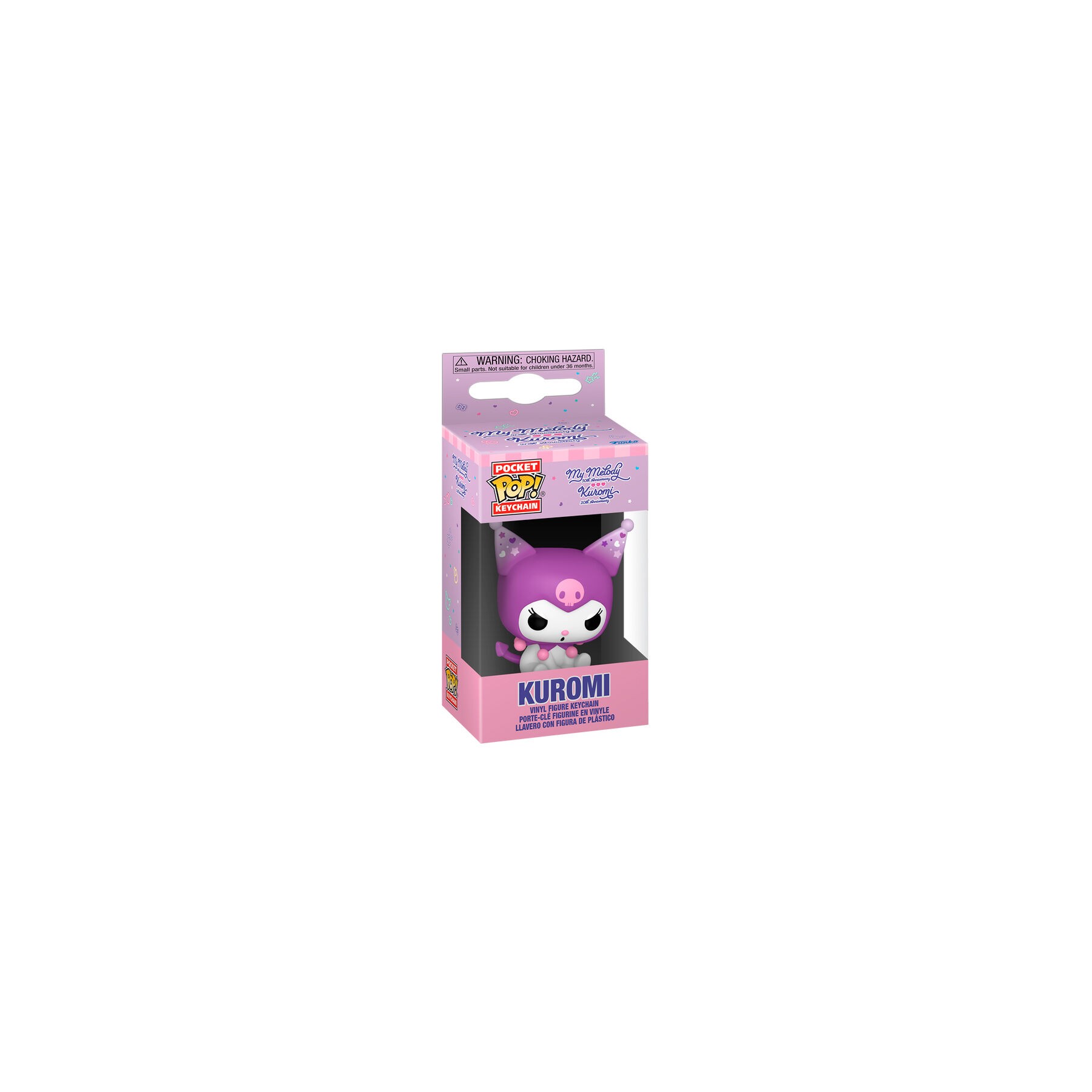 Llavero Pocket POP Hello Kitty 20th Anniversary Kuromi Grumpy