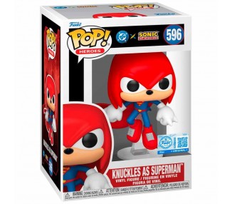 Figura POP Sonic The Hedgehog DC Comics Knuckles As Superman Exclusive
