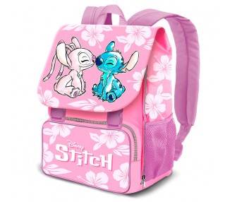 Mochila solapa Angel & Stitch Disney 45cm