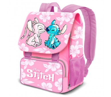 Mochila solapa Angel & Stitch Disney 45cm