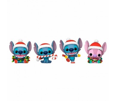 Arbol Navidad con 4 figuras Pocket POP Disney Stitch