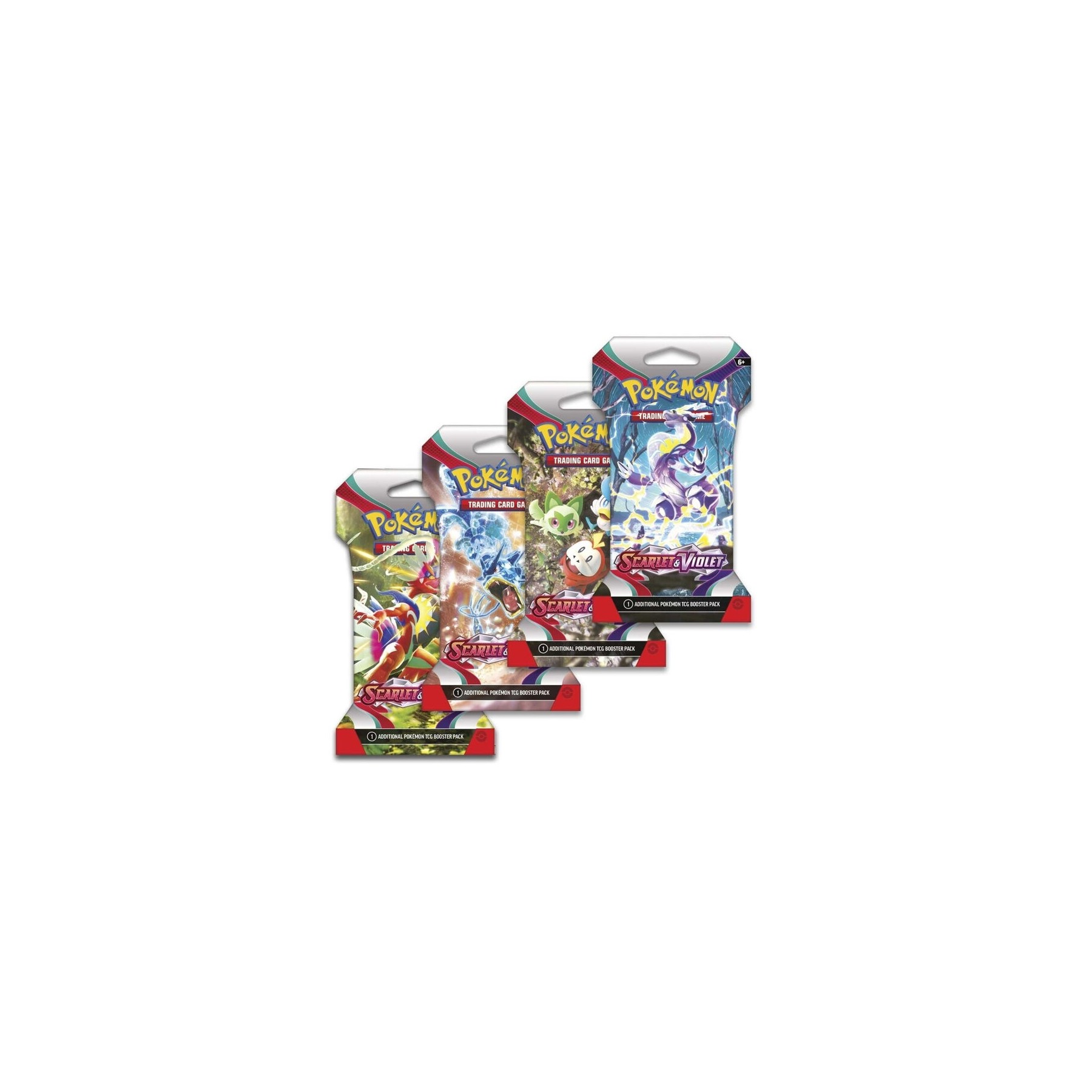 Sobre juego cartas coleccionables Escarlata & Purpura Pokemon surtido