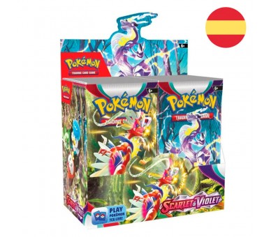 Sobre juego cartas coleccionables Escarlata & Purpura Pokemon surtido