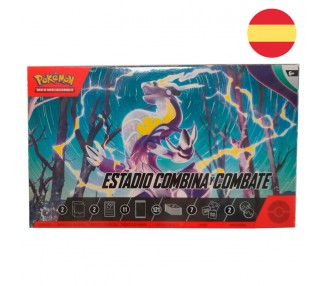Estuche juego cartas coleccionables Estadio Combina y Combate Pokemon