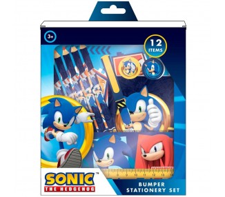 Blister papeleria Sonic The Hedgehog