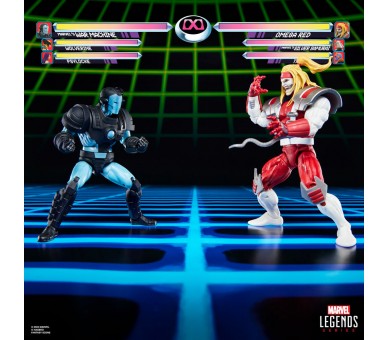 Blister 2 figuras Marvel's War Machine vs Marvel's Omega Red Gamerverse Marvel Legends Series 15cm