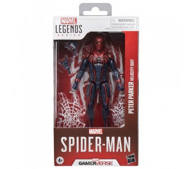 Figura Velocity Suit Peter Parker Spider-Man Gamerverse Marvel Legends Series 15cm