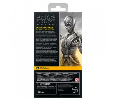 Figura Asajj Ventress Bounty Hunter Star Wars: El Ataque de los Clones 15cm