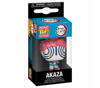 Llavero Pocket POP Keychain Demon Slayer Kimetsu no Yaiba Akaza