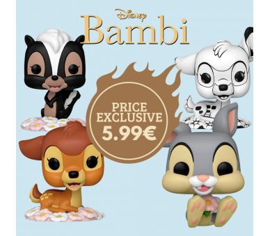 Pack oferta Funko POP Bambi Disney