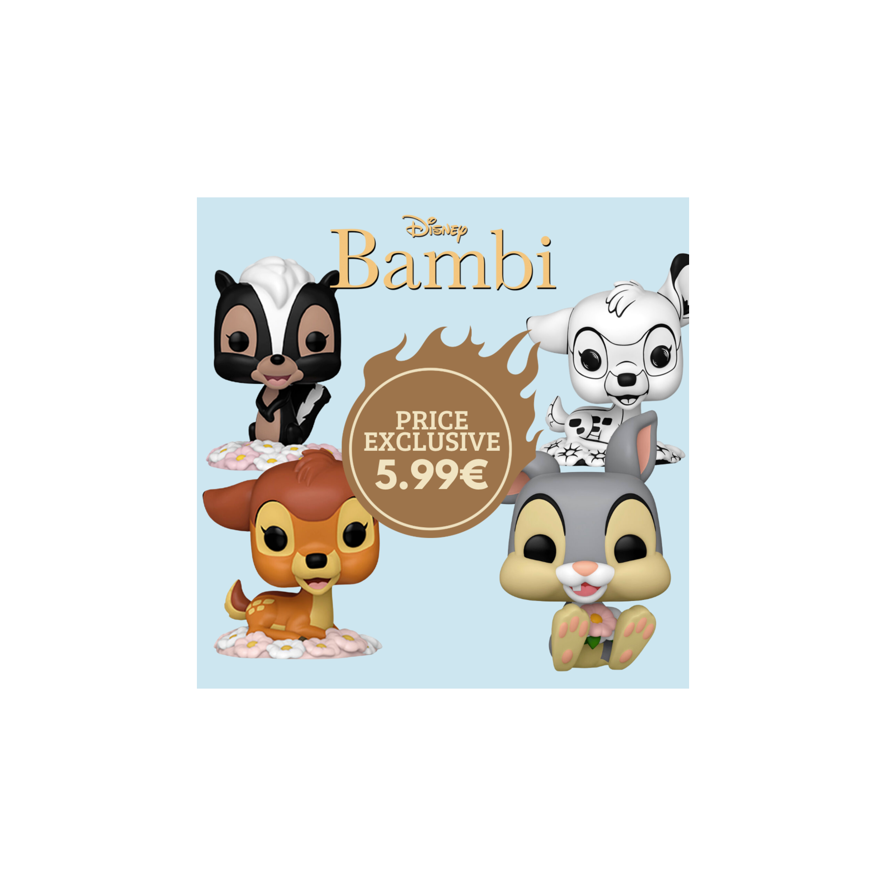 Pack oferta Funko POP Bambi Disney