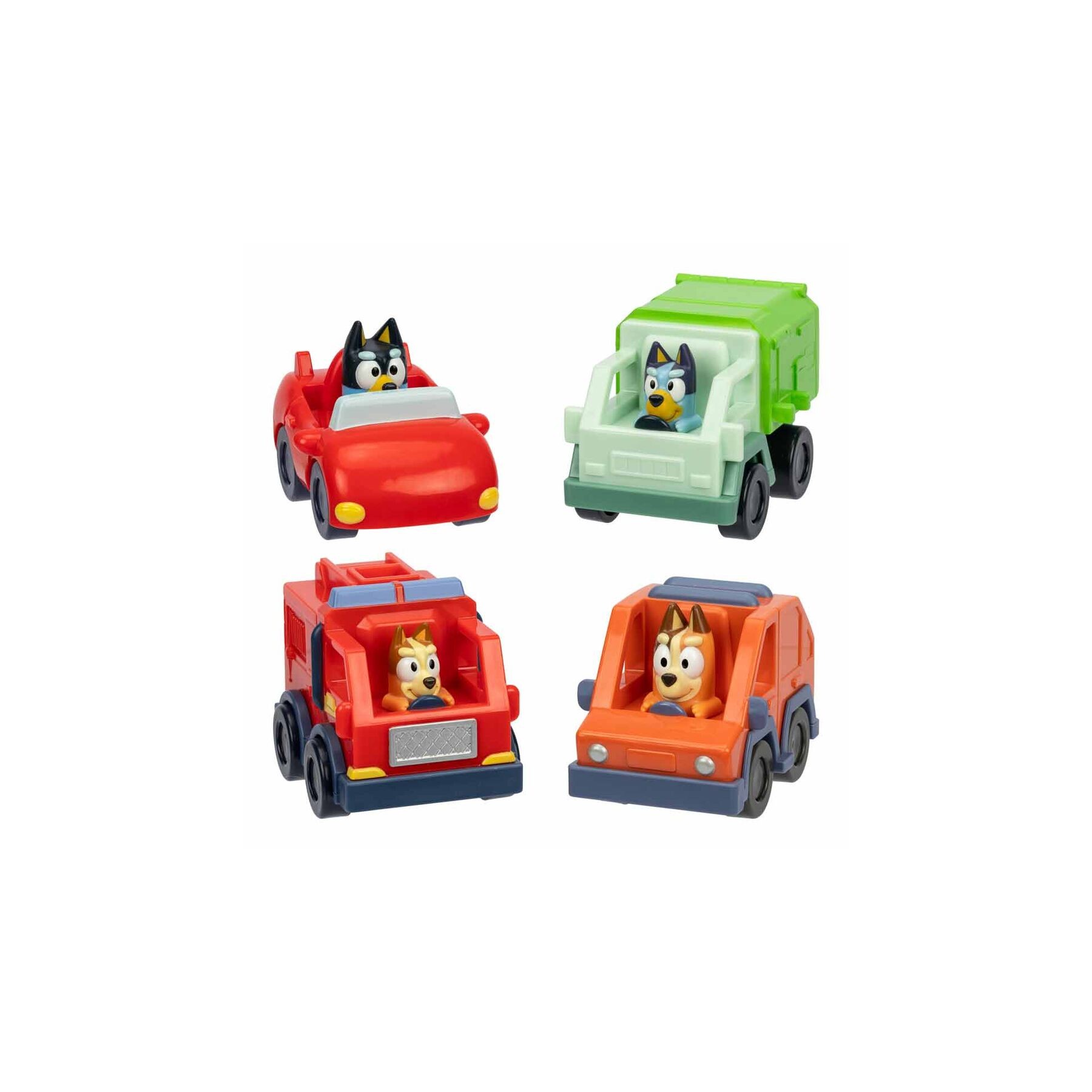 Vehiculos Mini Carreras Bluey surtido