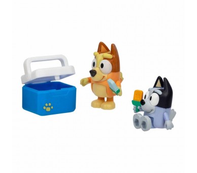 Blister 2 figuras Lets Play Chet Bluey surtido