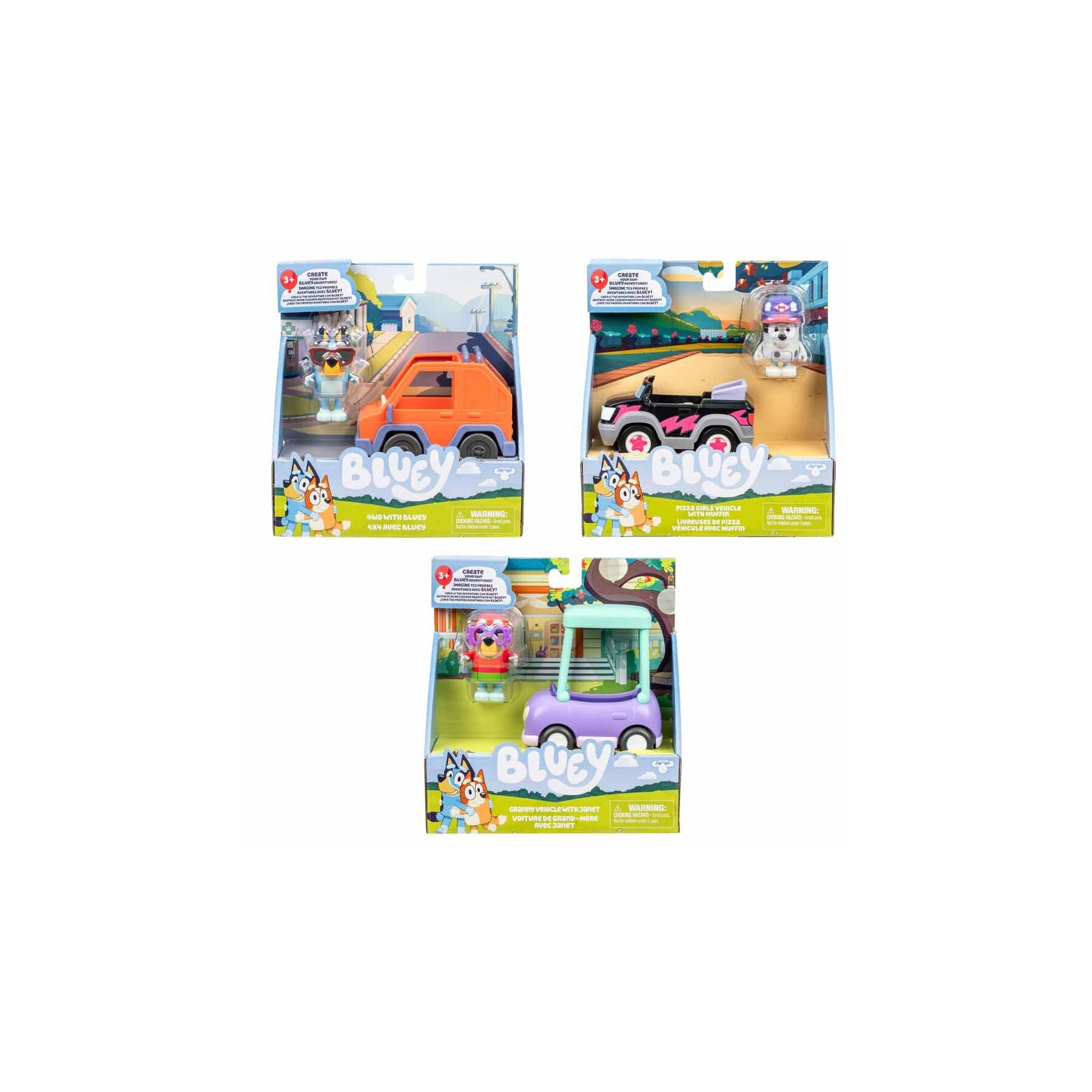 Vehiculo Basico Bluey surtido