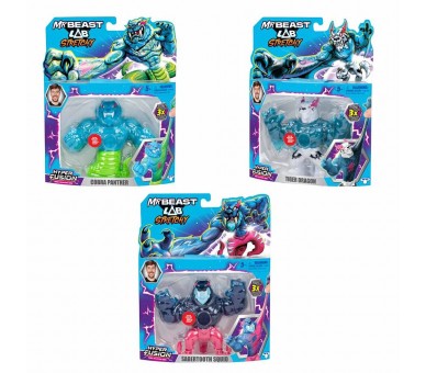 Figura Stretchy Heroes Mr Beast Lab surtido