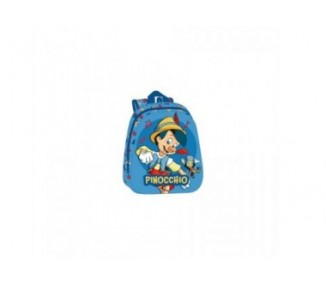Mochila 3D Pinocho Disney 33Cm