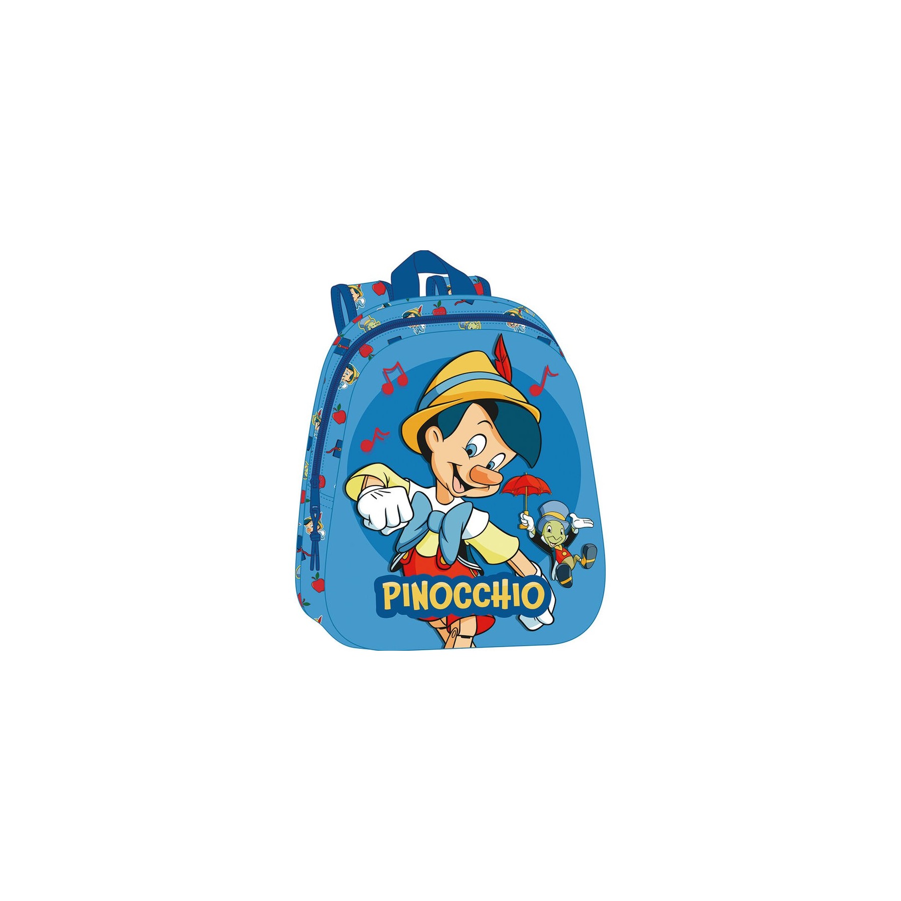 Mochila 3D Pinocho Disney 33Cm