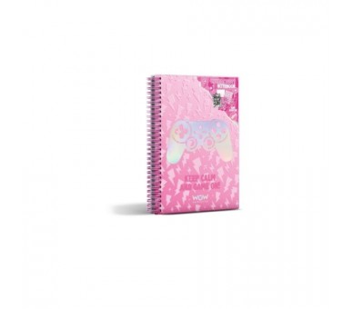 Cuaderno A5 Gamer Valentina Wow Generation