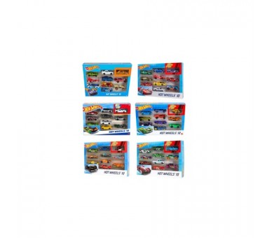 Blister 10 Coches Hot Wheels Surtido