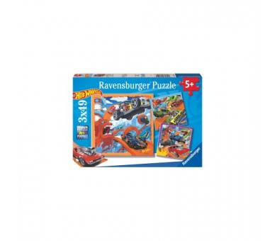 Puzzle Hot Wheels 3X49Pzs