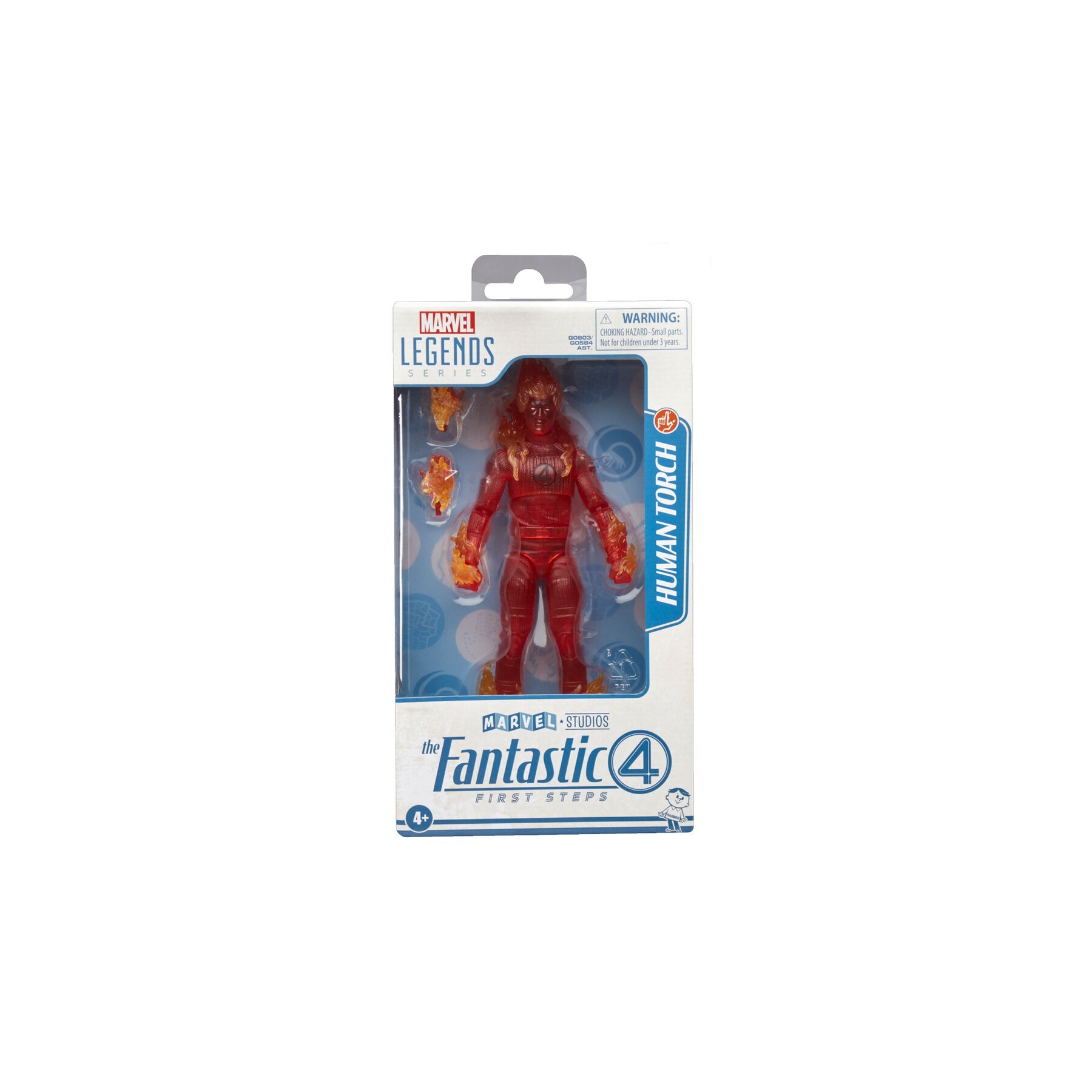 Figura Antorcha Humana Los 4 Fantasticos Marvel 15Cm