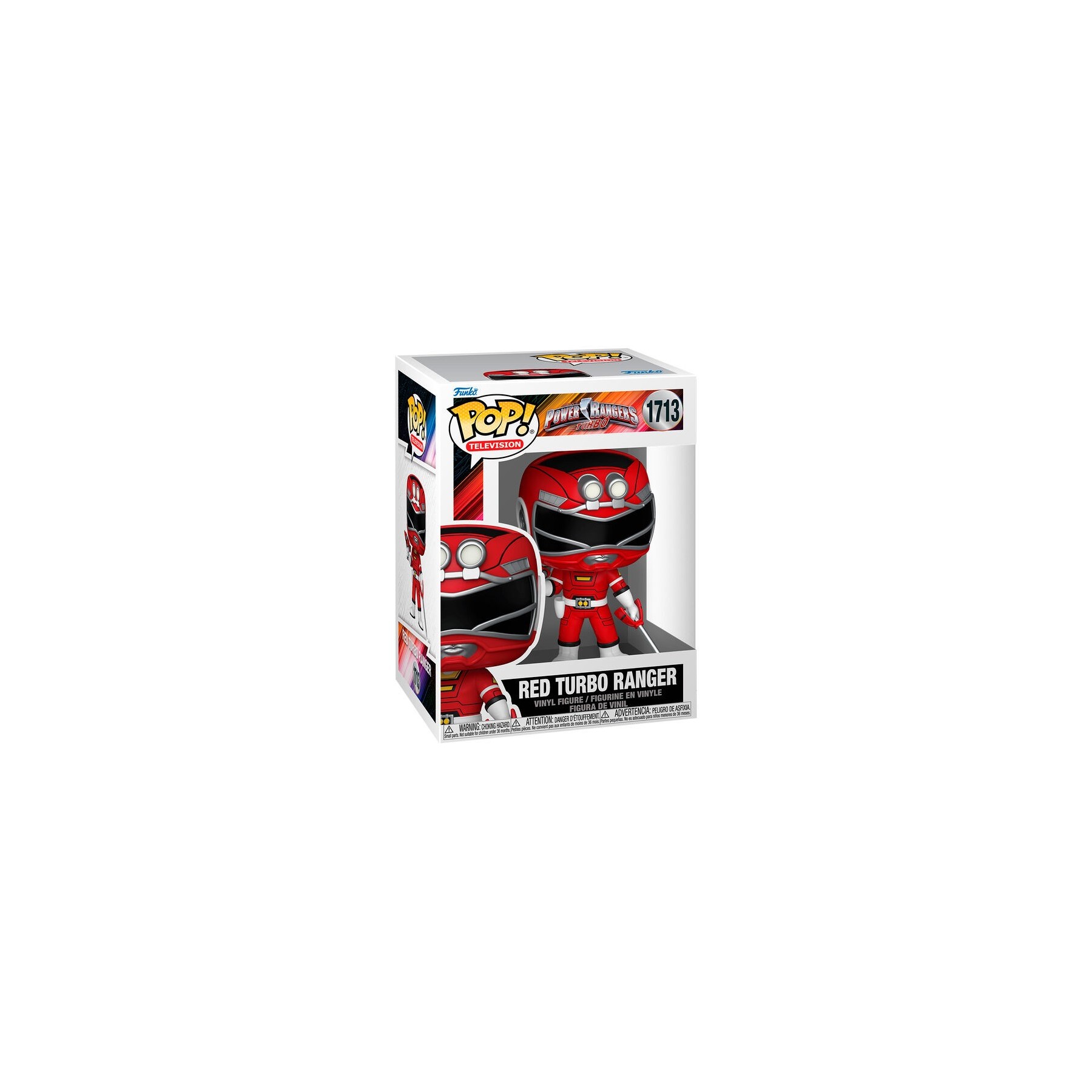 Figura Pop Power Rangers Turbo - Red Turbo Ranger