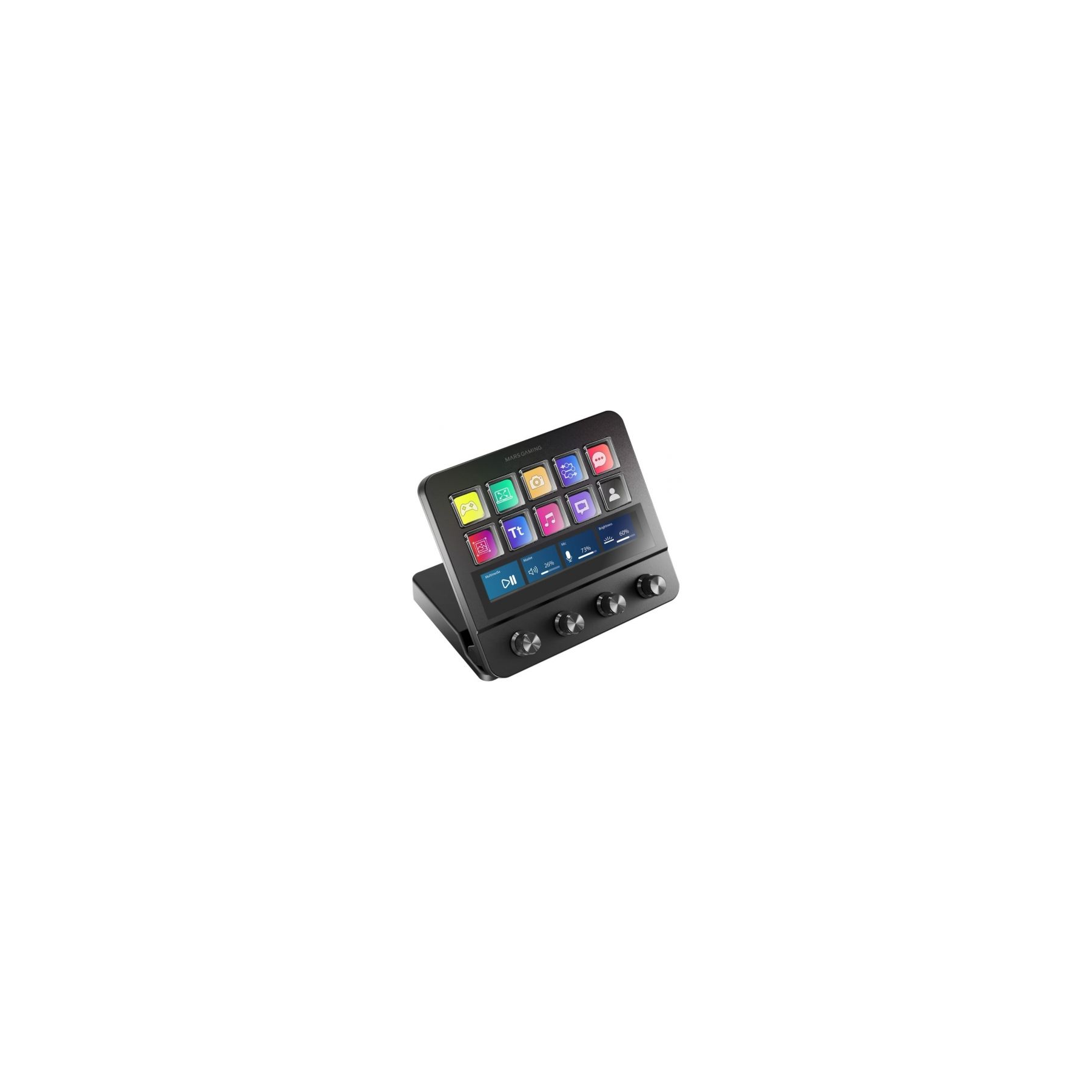 Stream Deck Mars Gaming Msd-Pro/ 10 Teclas Lcd + 4 Diales Pe
